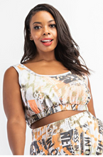 Load image into Gallery viewer, Curveologist- Fefe M'Jau'son Crop Jogger Set