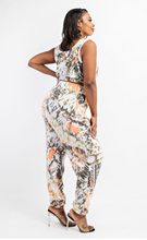 Load image into Gallery viewer, Curveologist- Fefe M'Jau'son Crop Jogger Set