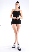 Load image into Gallery viewer, Curveologist- Just Body Spaghetti Strapped Shorts Romper