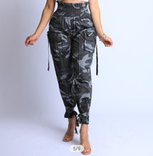 Load image into Gallery viewer, Curveologist- Mz. Militant Camo High-Waist Pants