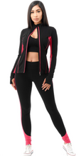 Load image into Gallery viewer, Curveologist - Raquel Zipped Up Jacket and Pants Suit
