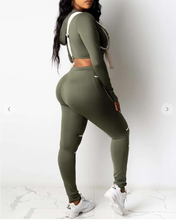 Load image into Gallery viewer, Curveologist- Green With Envy Tracksuit
