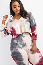 Load image into Gallery viewer, Curveologist- Mz. KRIS Tie Dye 2 Piece Legging Set
