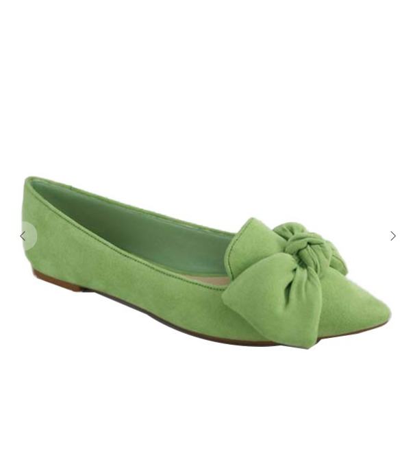 Min-Tee Green Bowtie Flat