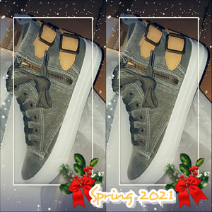 Ketta High Top Denim Sneakers