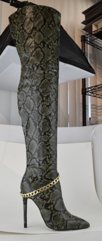 Thigh 2025 snakeskin boots
