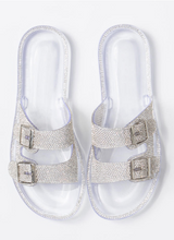 Load image into Gallery viewer, DeeDee Rhinestone Jellies Slides
