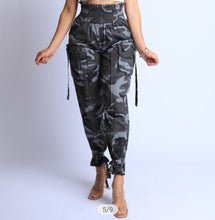 Load image into Gallery viewer, Curveologist- Mz. Militant Camo High-Waist Pants
