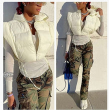 Load image into Gallery viewer, Curveologist: PUFF PUFF SUPA DUPA FLY CROPPED VEST
